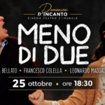 Francesco Colella torna al Comunale: il 25 ottobre “Meno di due” apre Domenica d’Incanto